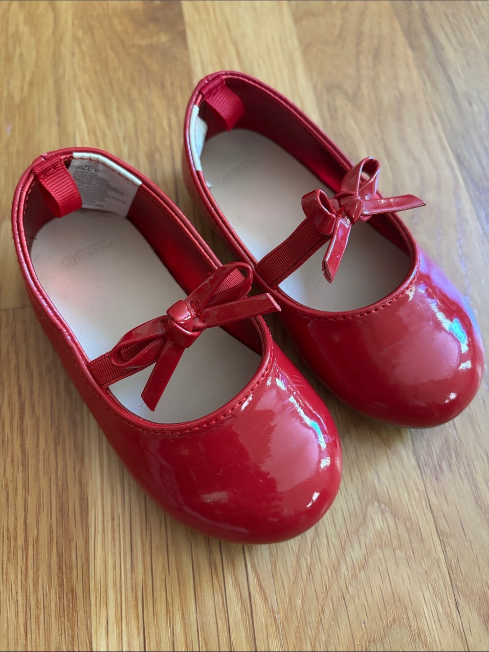 Size 6 Toddler Girls Gymboree Red Bow Mary Janes